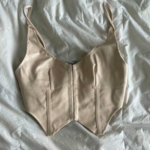 Nude Bustier, NEVER WORN. Size xs